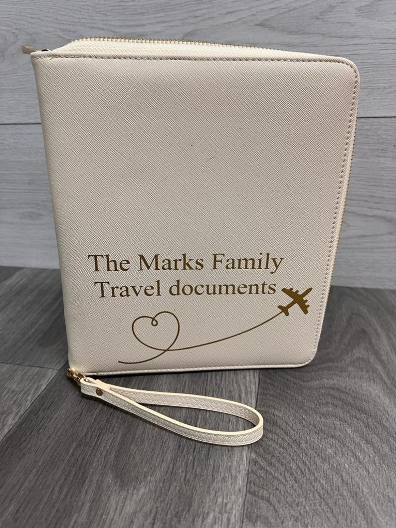 Oyster Travel Document Holder, passport case, passport holder, holds up to 6 passports, travel case.