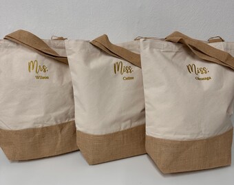 Personalised Teacher Bag, Personalised Teacher Gift, Teacher Thank You Gift Bag, TA Gift, Thank You Present, Personalised Teacher Gift Bag