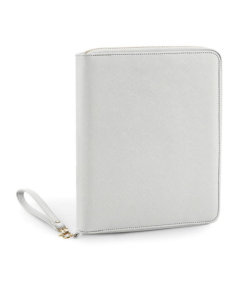Grey Travel Document Holder, passport case, passport holder, holds upto 6 passports, travel case.