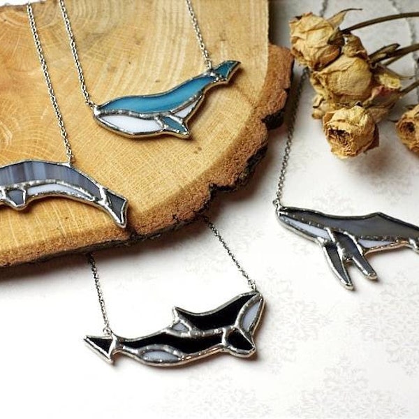 Glass Whale Etsy