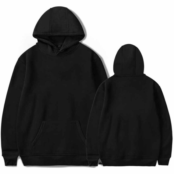 high quality black hoodie