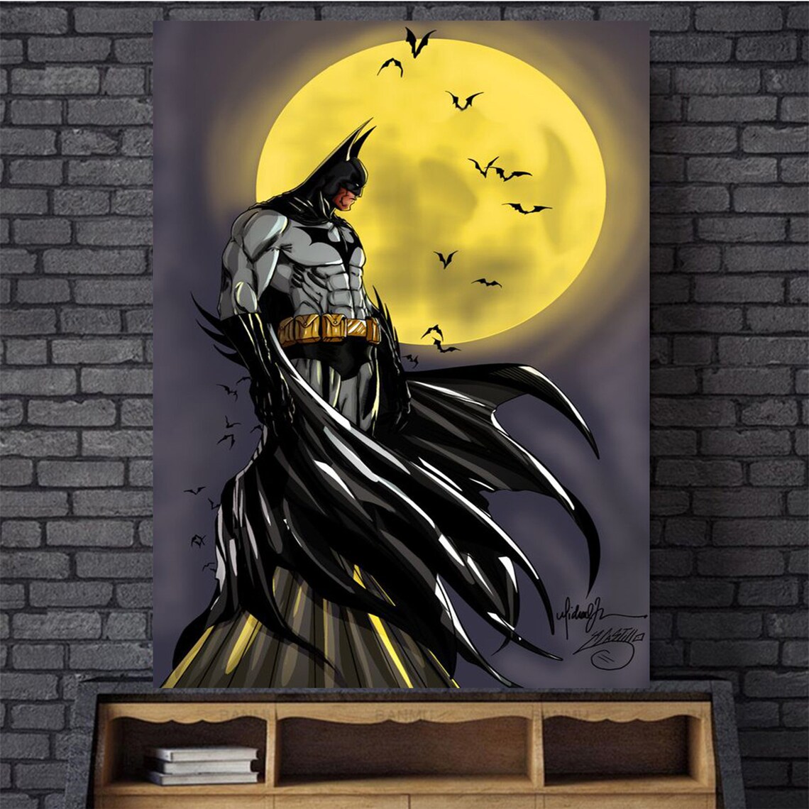 5D DIY full square diamond painting Batman mosaic home Etsy