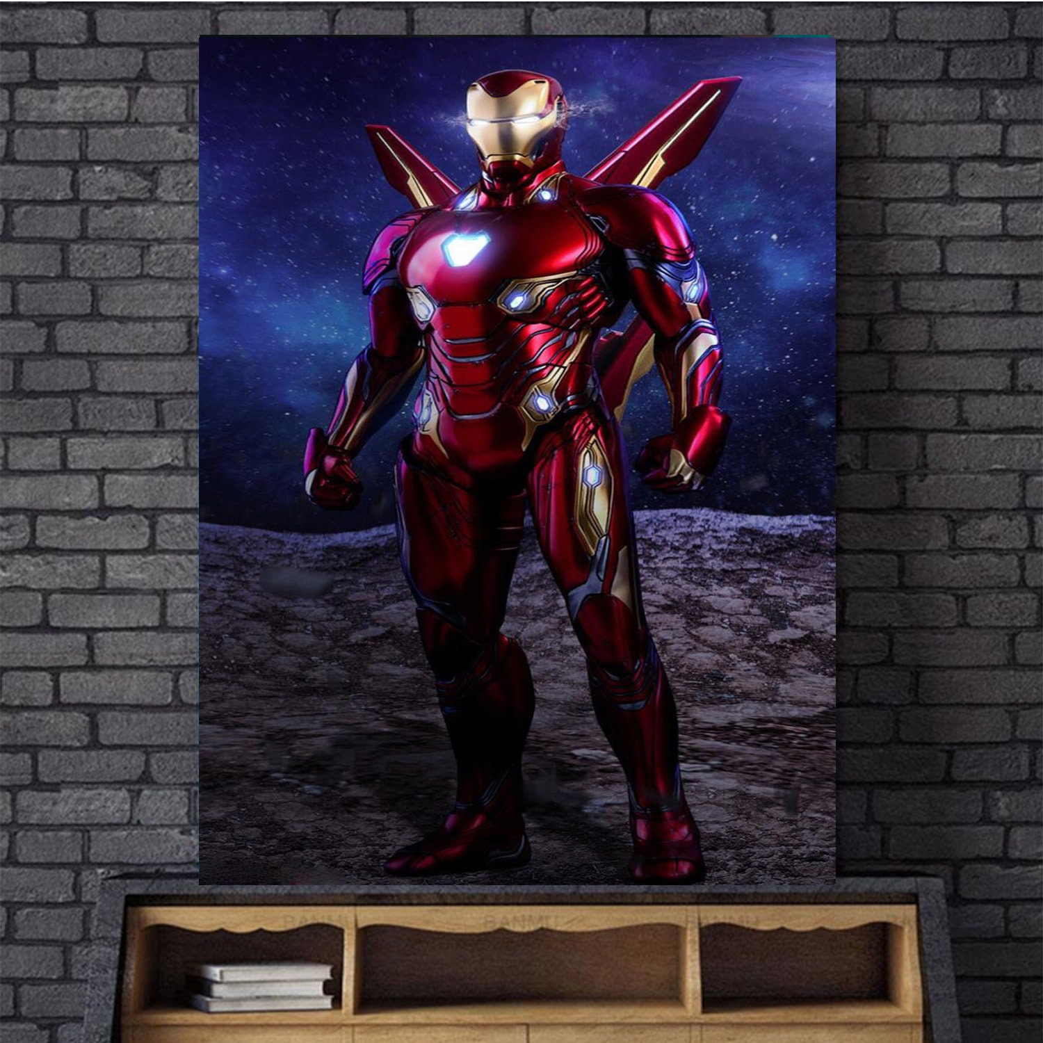 5D DIY Diamond Painting Iron Man Cross Stitch Embroidery | Etsy