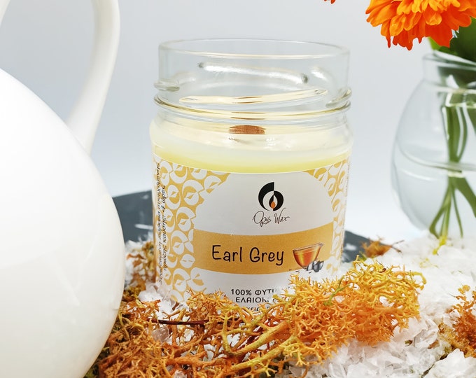 Featured listing image: Earl Grey Candles - Canola (Rapeseed) Wax