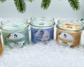 Snow on Spruce Candles