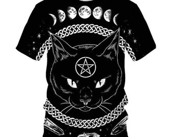 Black Summer Shirt Etsy