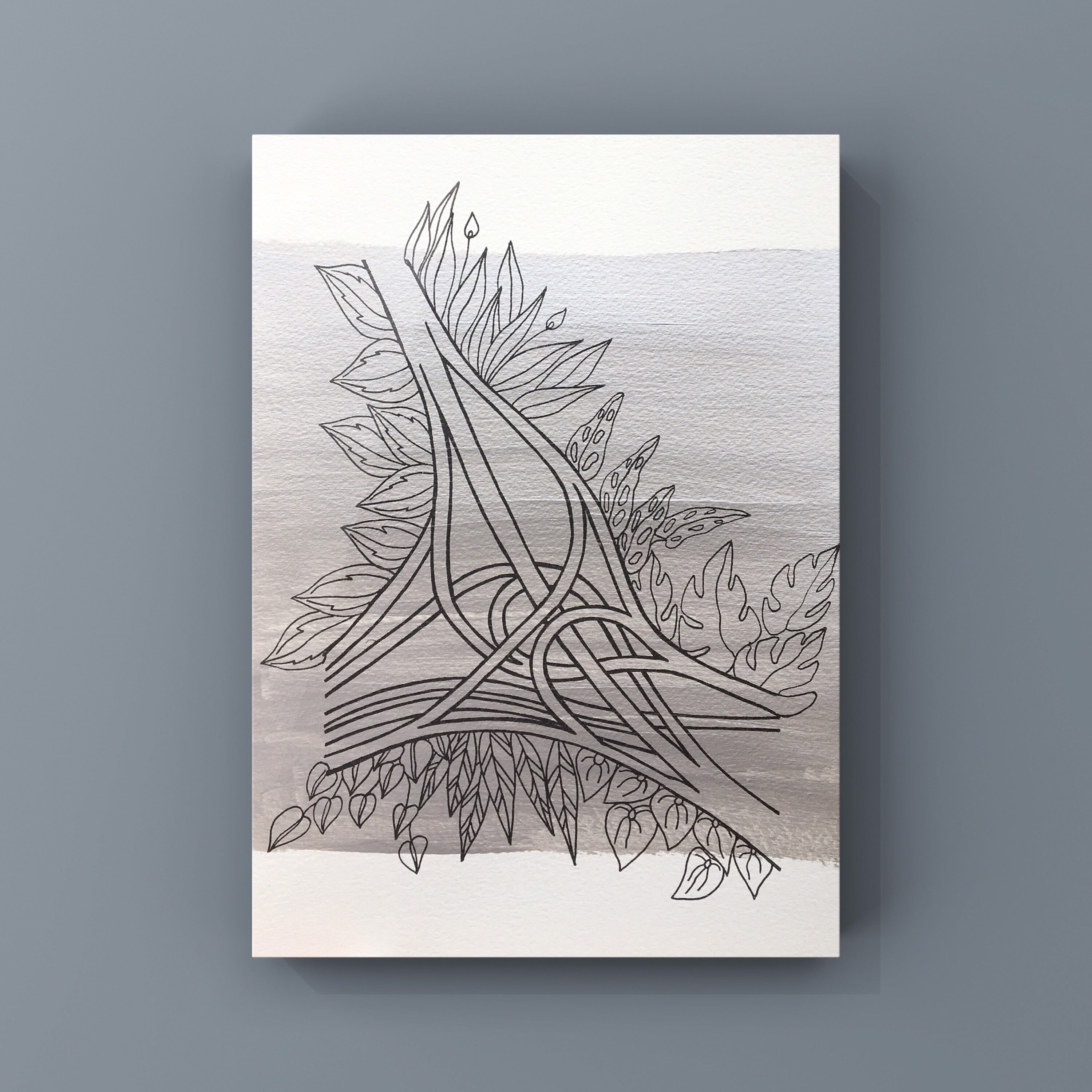 Aston Elevation Map Original Acrylic Painting, Spaghetti junction Erdington Birmingham