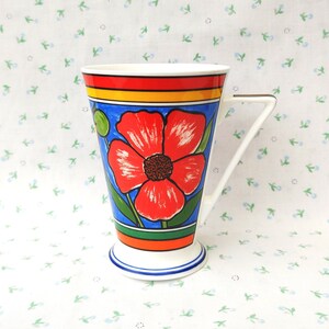 Vintage Art Deco Style Mug Cup Beaker Wren Giftware 