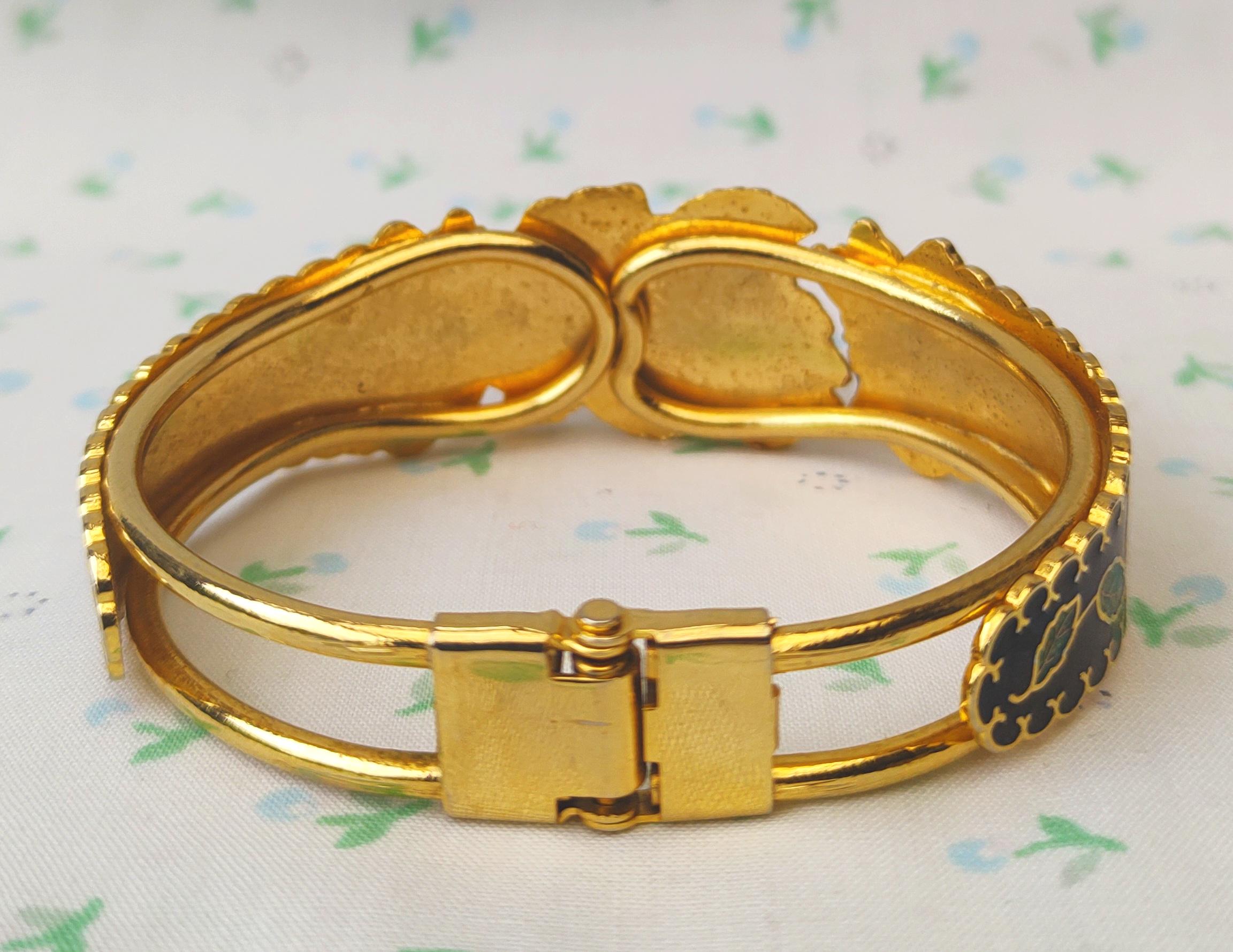 【BLACKPURPLE】Asothone Padlock Key Bangle Bracelet 61fZEHD2YnL.jpg