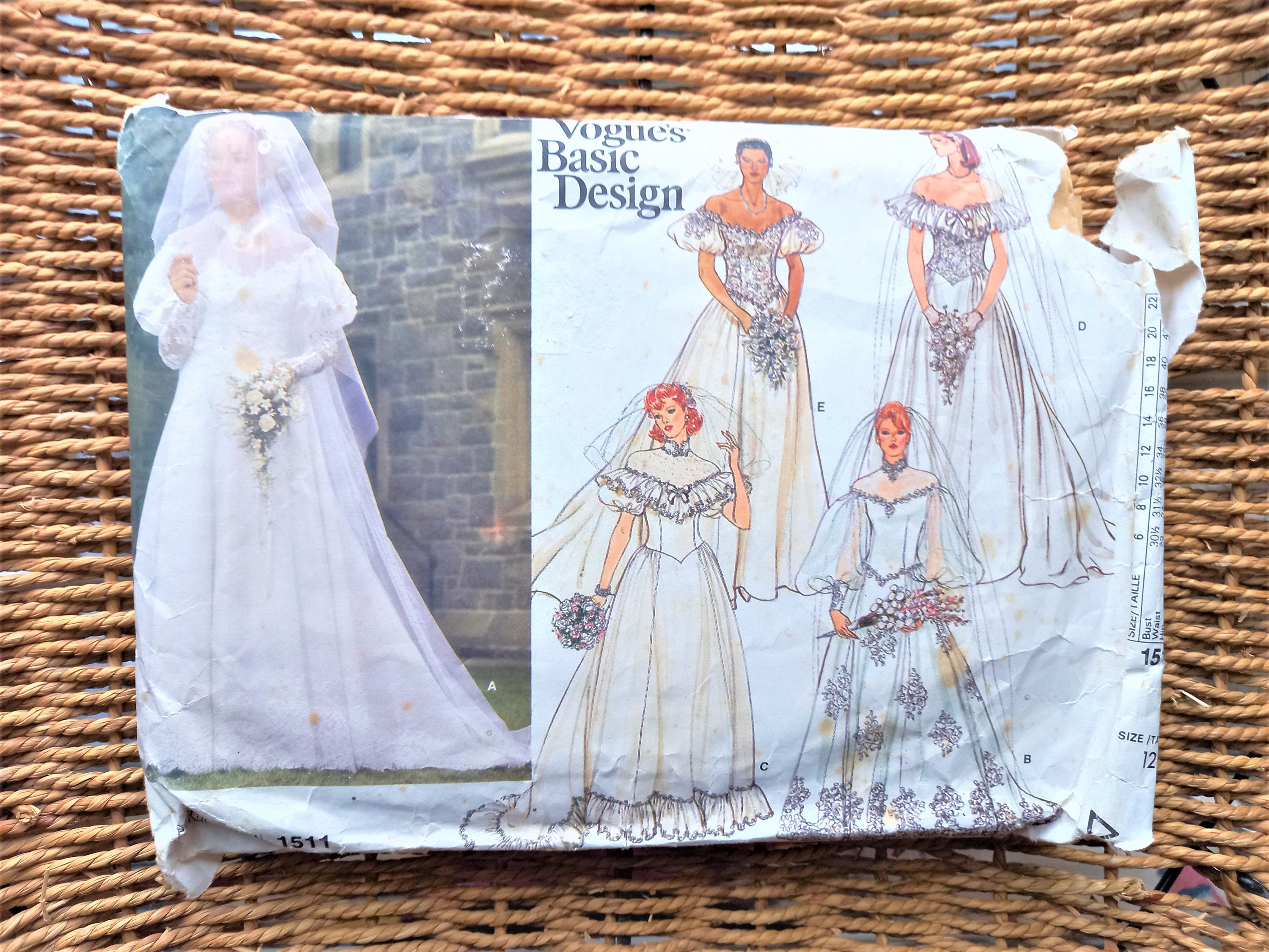 Bridal Dress Pattern -  UK