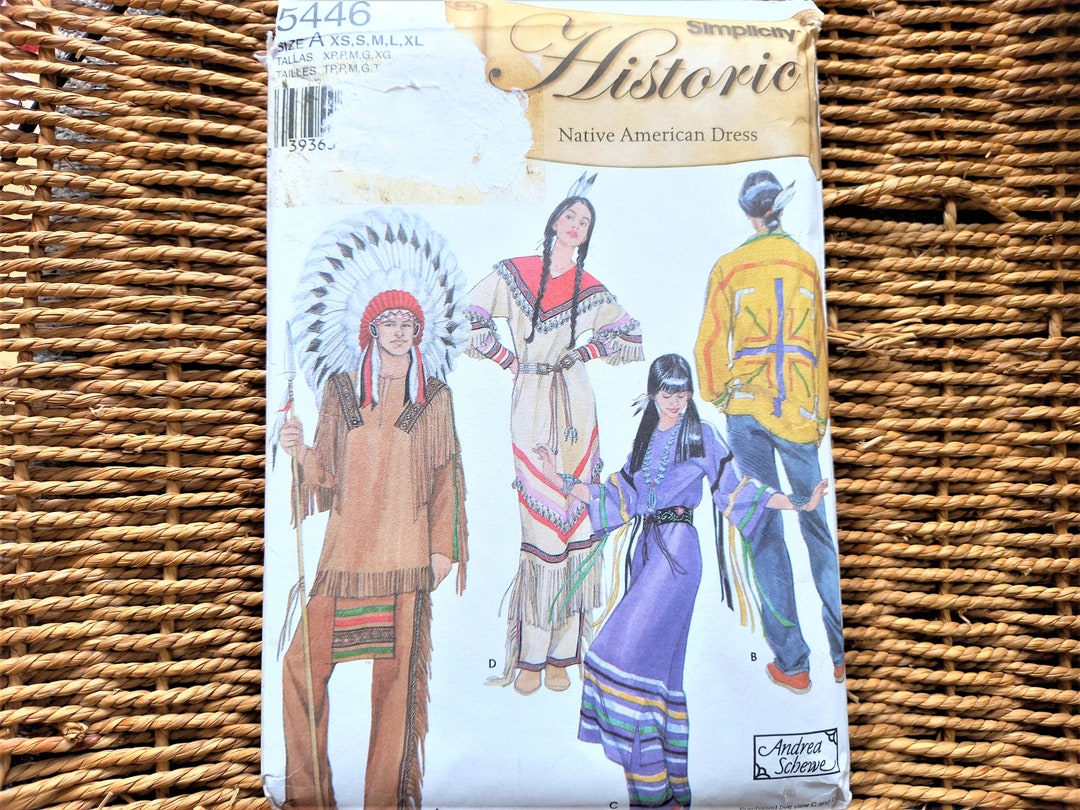 FF Uncut Simplicity Historic Sewing Pattern 5446 Andrea Schewe Size XS-XL Chest 30-48 Ladies ...