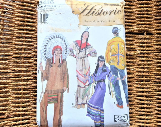 FF Uncut Simplicity Historic Sewing Pattern 5446 Andrea Schewe Size XS-XL Chest 30-48 Ladies ...