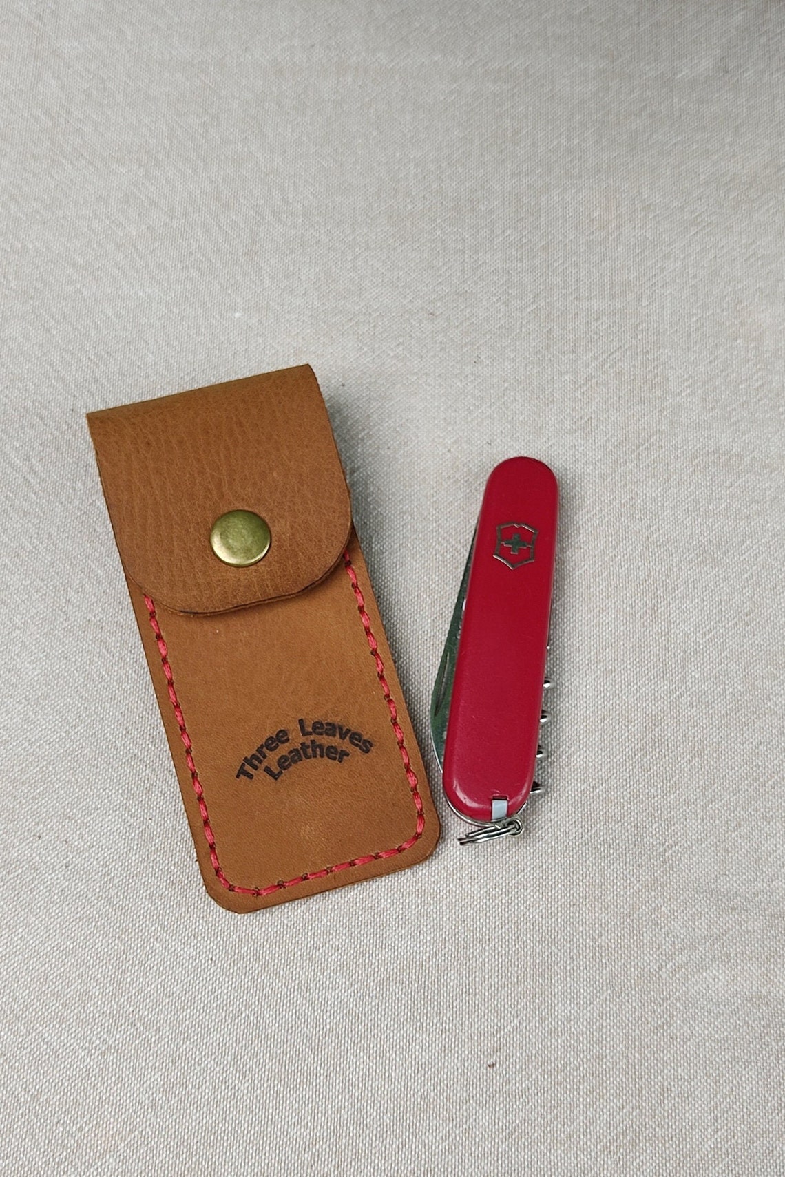 Leather Belt Knife Sheath Holder Case Victorinox Swiss Army Etsy