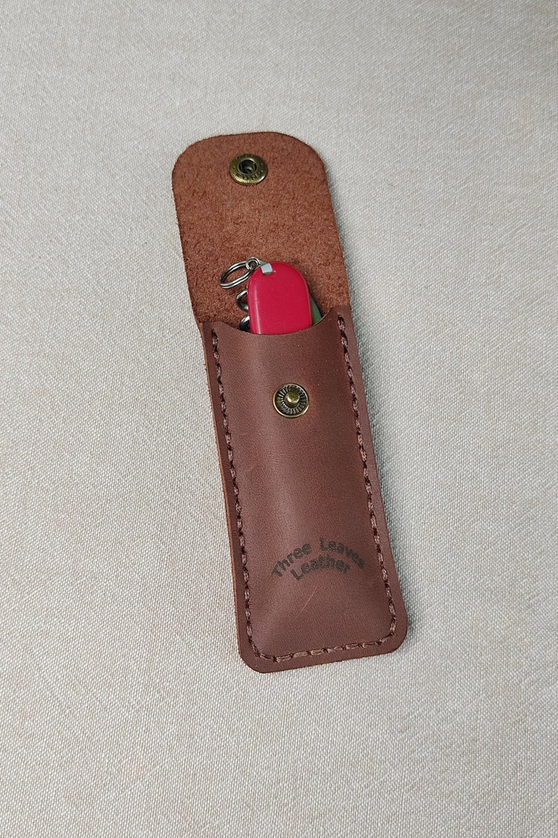 Leather Belt Knife Sheath Holder Case Victorinox Swiss Army Etsy