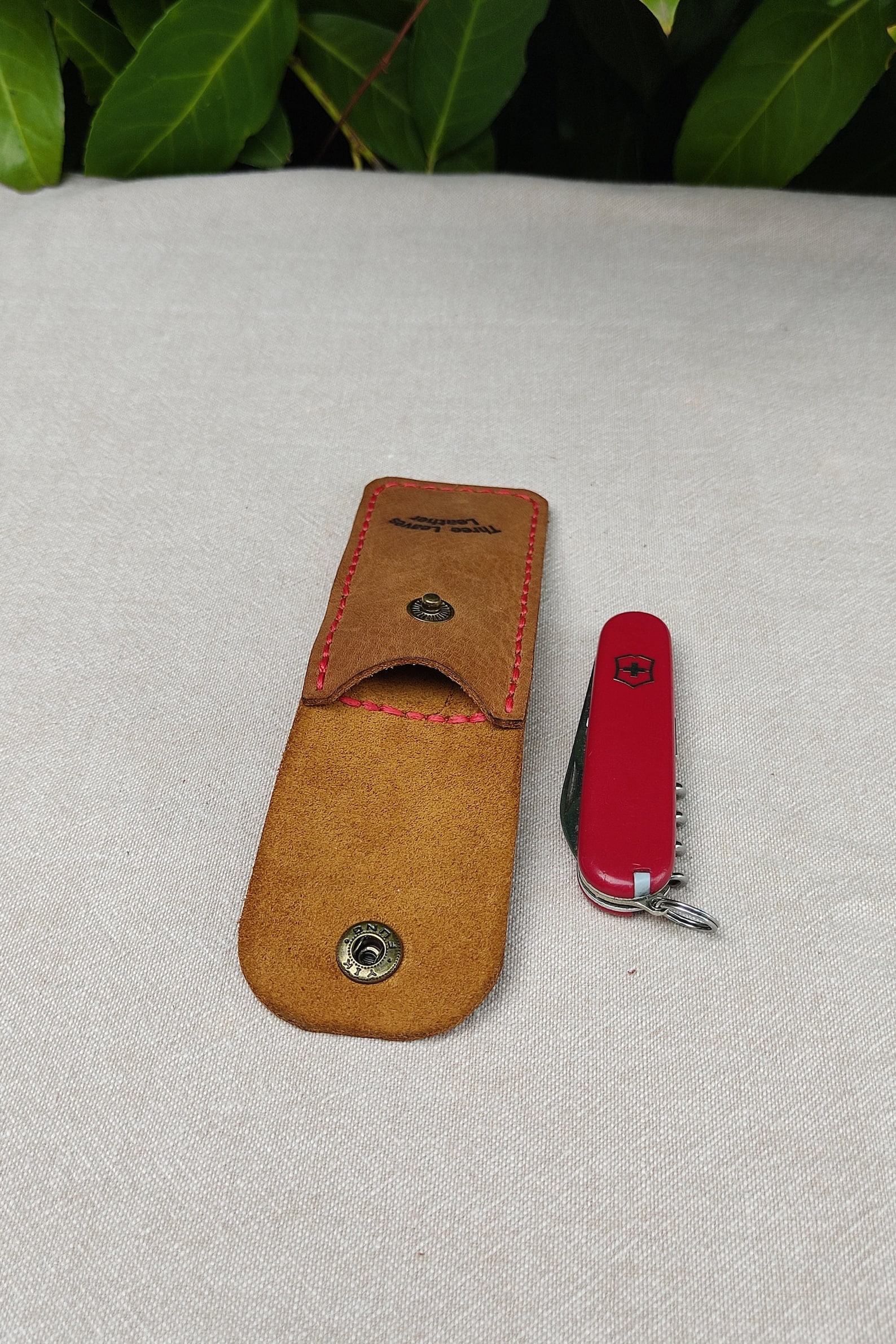 Leather Belt Knife Sheath Holder Case Victorinox Swiss Army Etsy