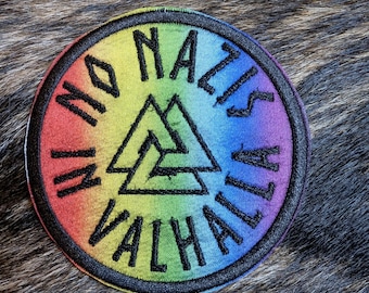 No Nazis In Valhalla-patch: opstrijkbaar of met klittenband