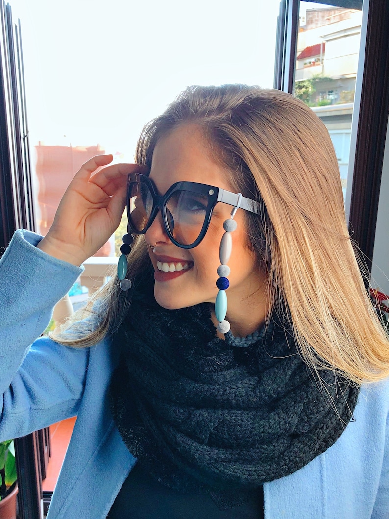 Velvet Glasses Cord Funny Glasses Chain Tirolinas 2020 Glasses Chain Gray Glasses Cord Gray Glasses Bras