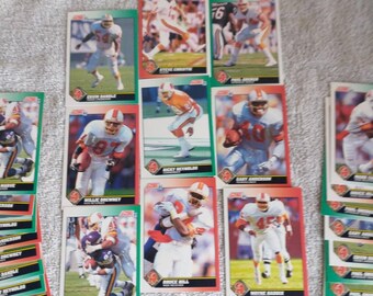 1991 Score Tampa Bay Buccaneers Football Trading Cards, Mint Condition