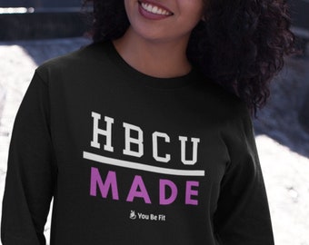 Motivation - Langarm-T-Shirt - Unisex - HBCU Made - blk & grau