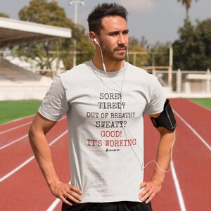 Motivation Short-Sleeve Unisex T-Shirt Good It's Working Wht image 2