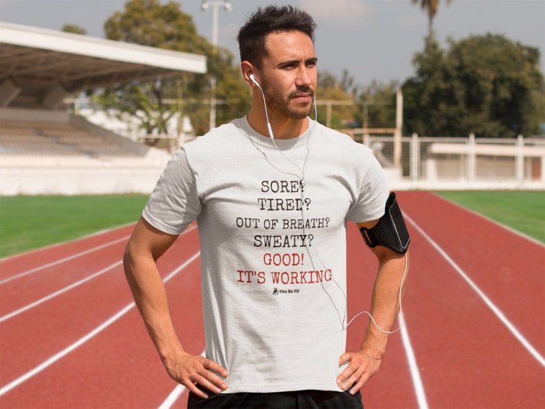 Motivation Short-Sleeve Unisex T-Shirt Good It's Working Wht image 2