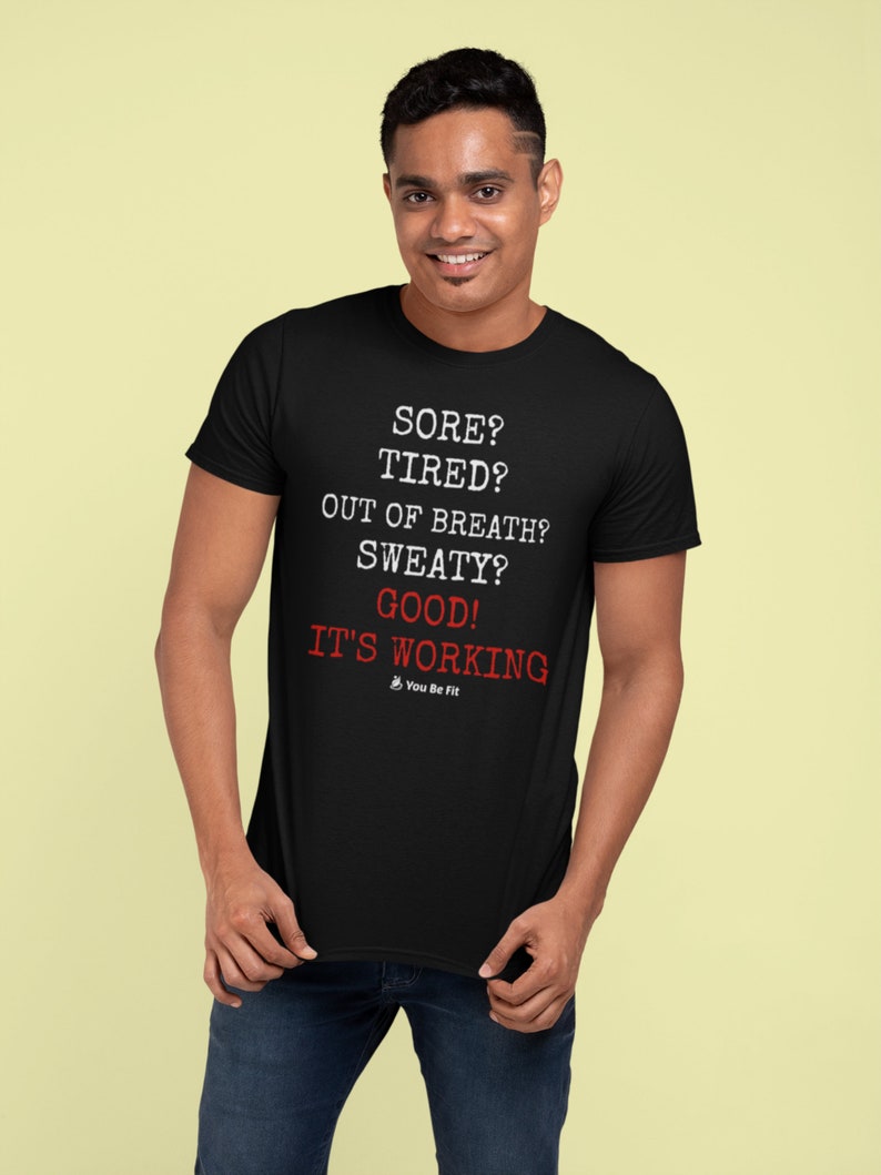 Motivation Short-Sleeve Unisex T-Shirt Good It's Working blk image 4