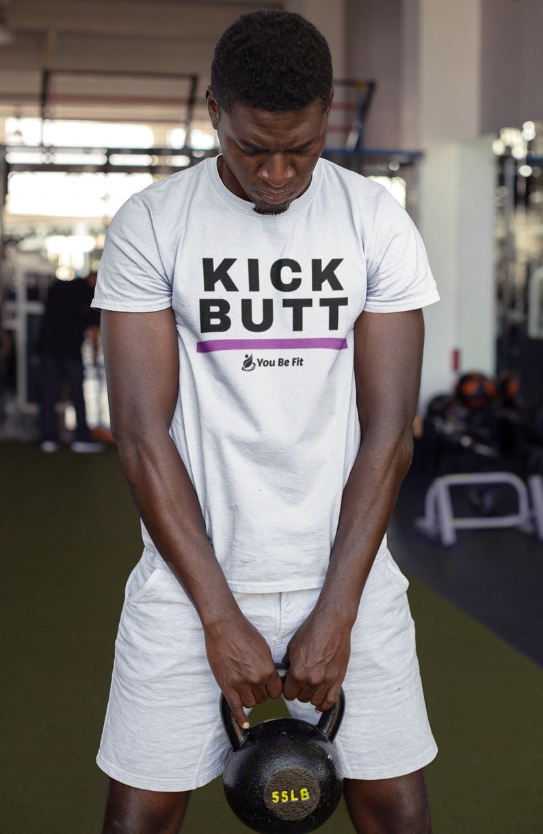 Motivation Short-Sleeve Unisex T-Shirt Kick Butt image 3