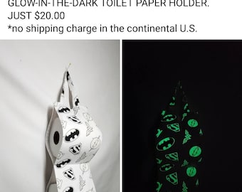 Precioso portarrollos de papel higiénico de algodón.