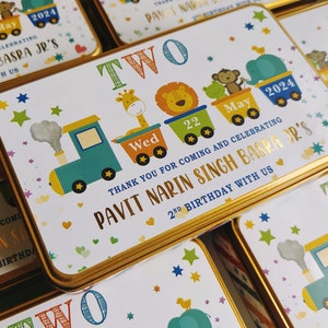 Scatola per feste per bambini personalizzata, scatola regalo per bambini personalizzata, scatola per bomboniere di compleanno, sacchetti regalo per il 1° compleanno, scatola regalo per feste, sacchetto regalo di compleanno