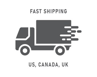 Fast Expedited Shipping, 4 to 7 working days delivery after dispatch