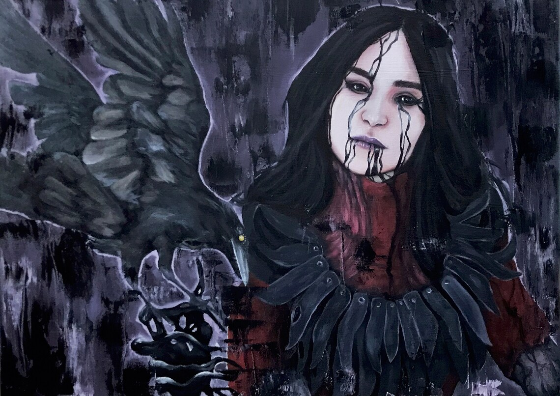 The Artist DBD Print of Oil Painting Etsy Canada