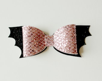 Bat bow SVG, hair bow cut file, SVG cutting file, SVG cut file, bat bow template, hair bow template, pdf bow template, halloween svg bow