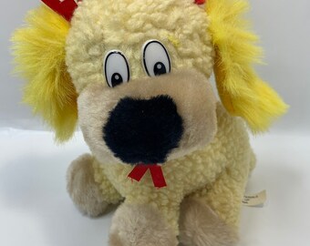 yellow dog plush