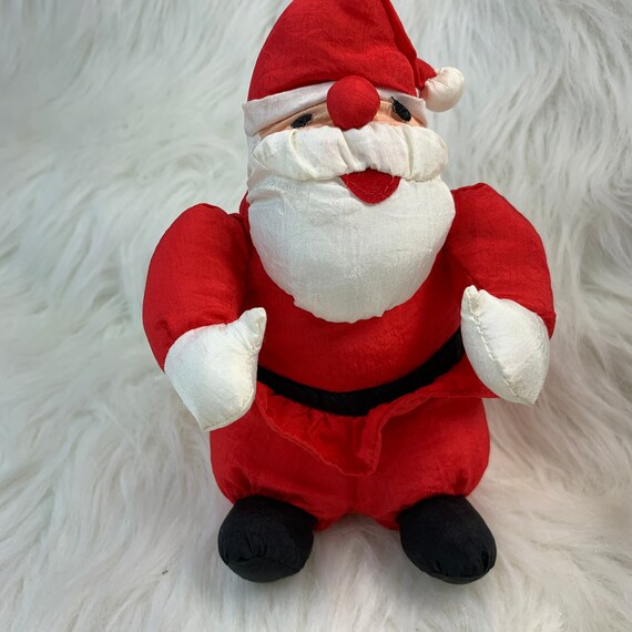 small stuffed santa