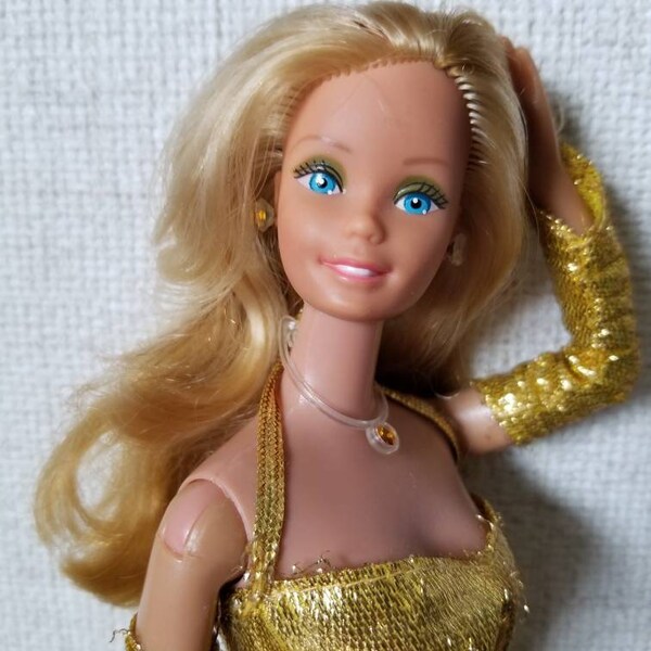 Golden Dream Barbie - Etsy