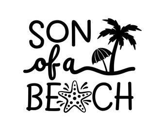 Download Son Of A Beach Svg Etsy