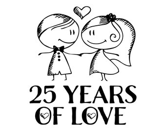 Download 25 Years Svg Etsy