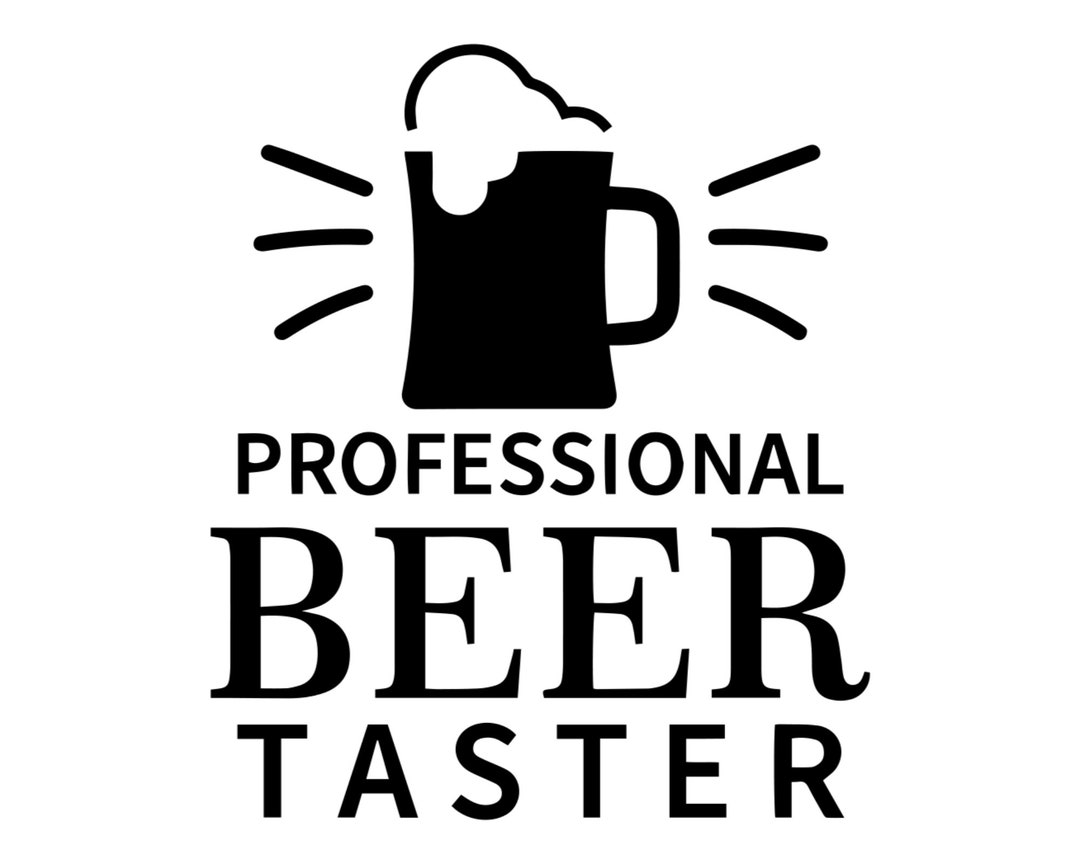 Can Cooler Graphics Professional Beer Taster SVG, PNG Files for Cricut