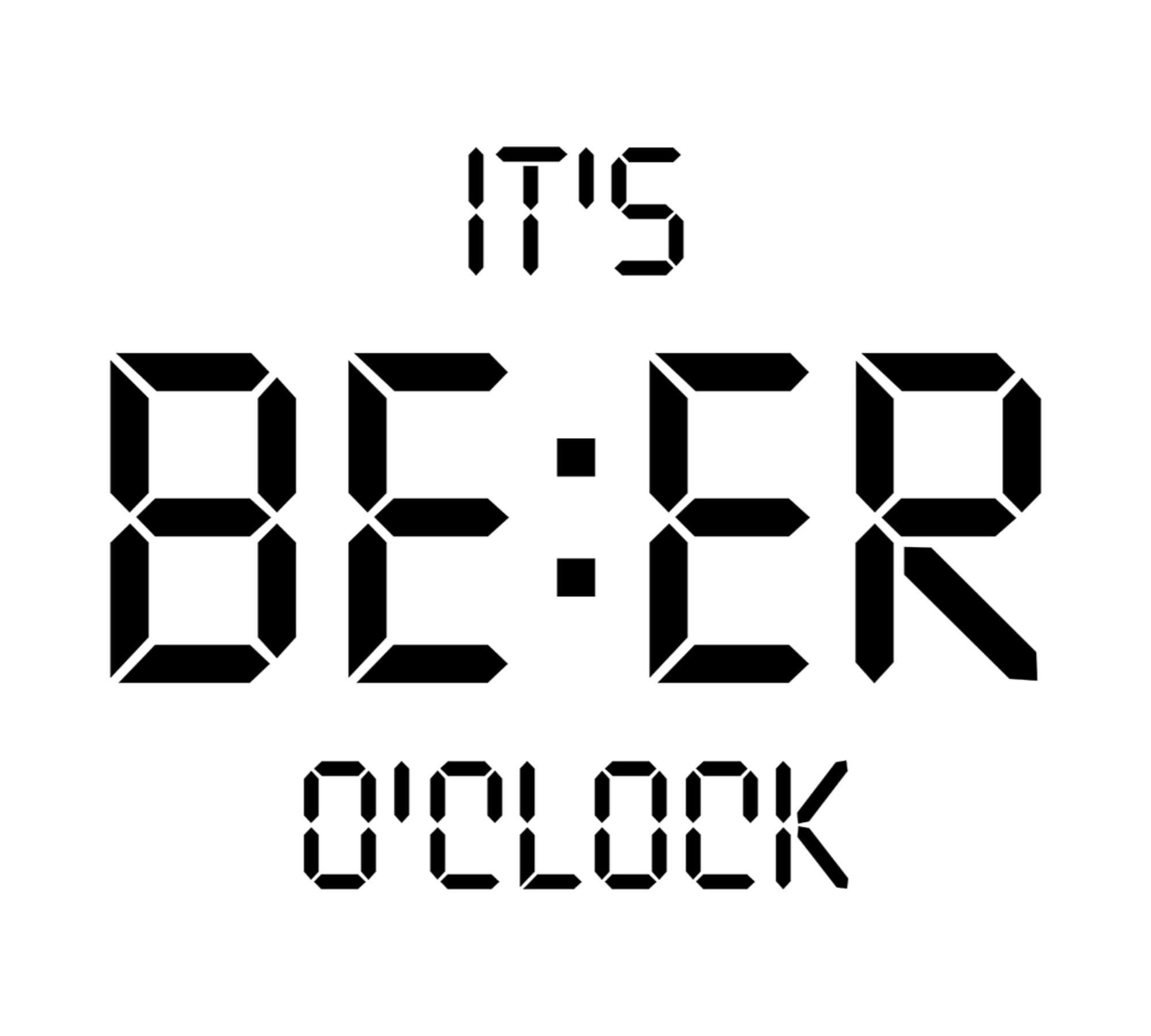 Can Cooler Graphics Its Beer Oclock SVG PNG Files for Etsy