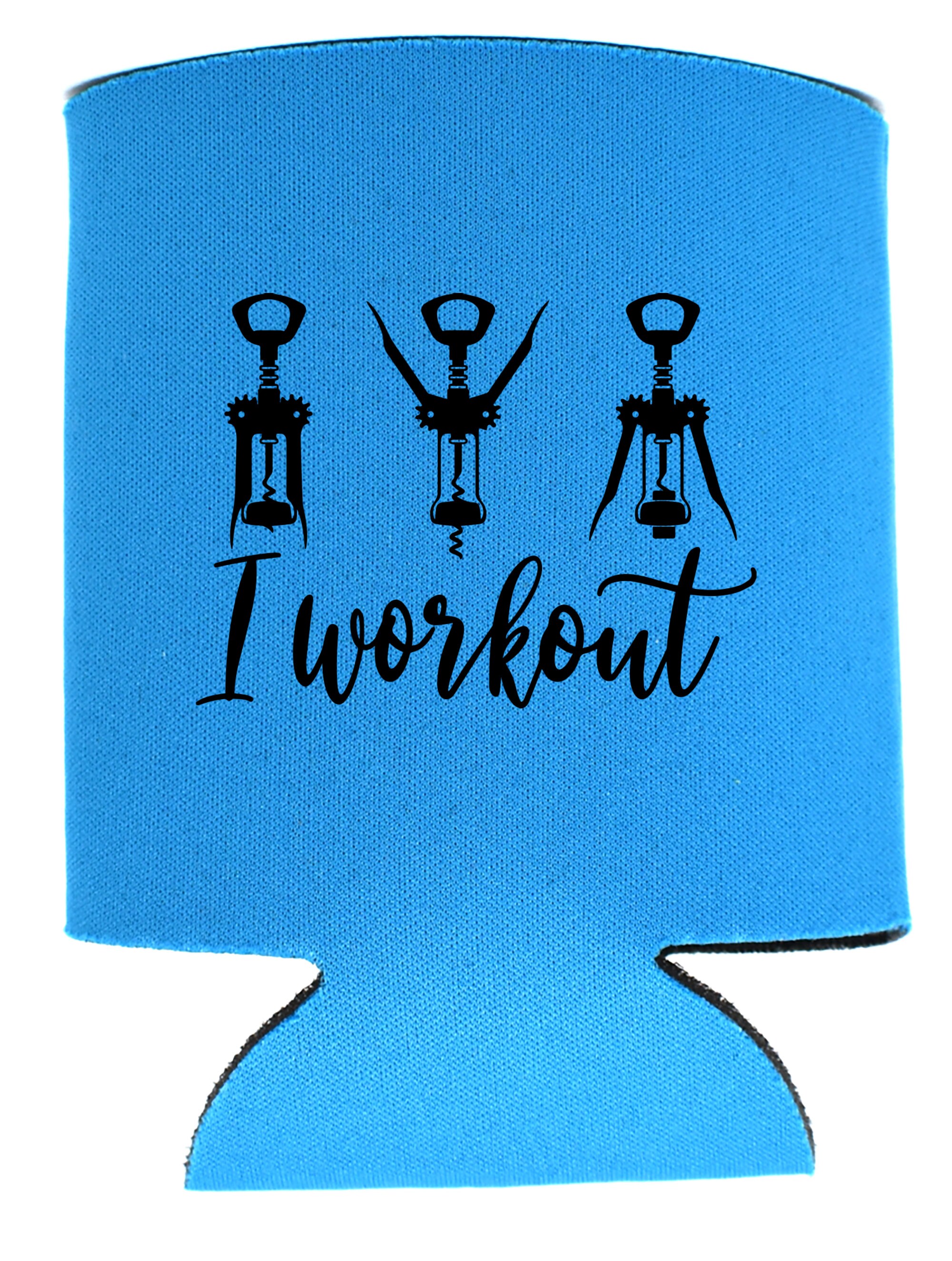 Can Cooler Graphics - I Work Out - SVG, PNG Files for Cricut, HTV ...