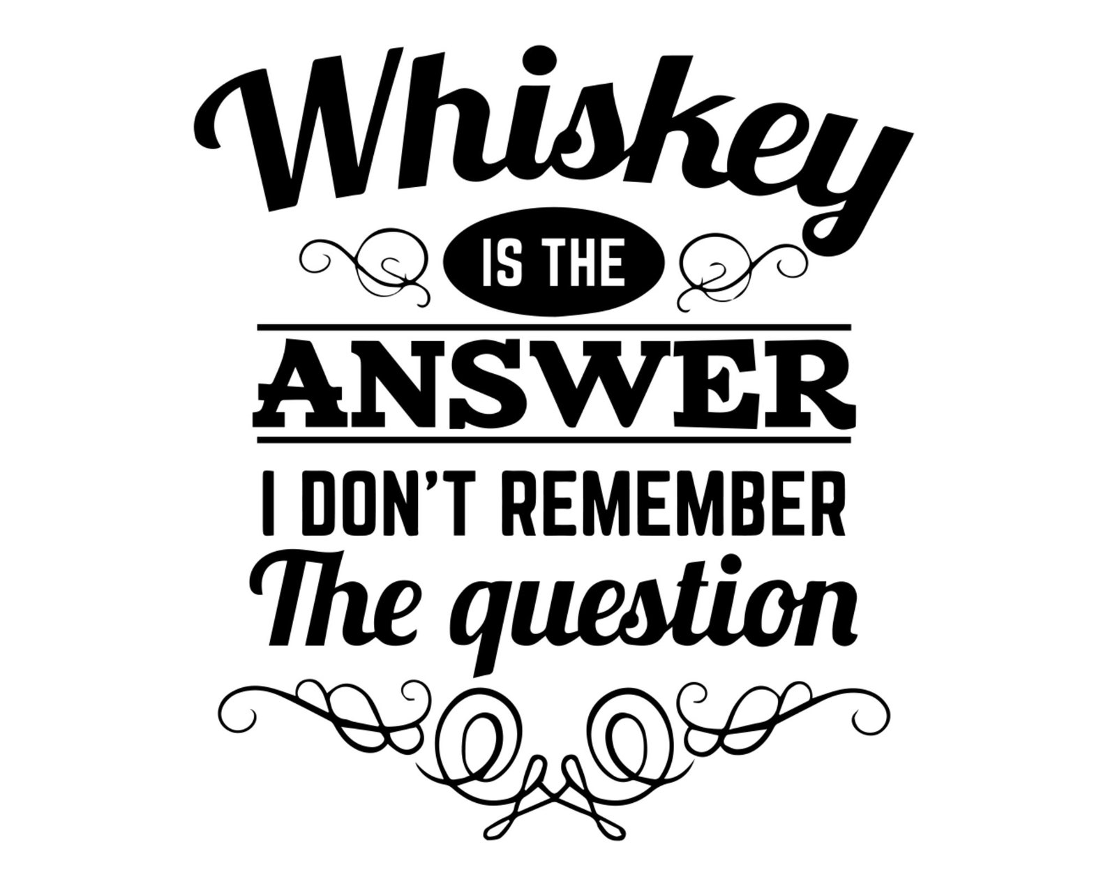 Can Cooler Graphics Whiskey Is The Answer I Don't Etsy