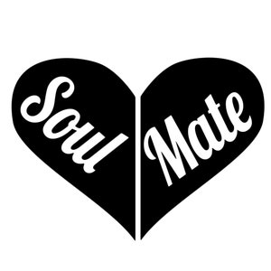 Can Cooler Graphics - Soul Mate - SVG, arquivos PNG para Cricut, HTV, download digital instantâneo
