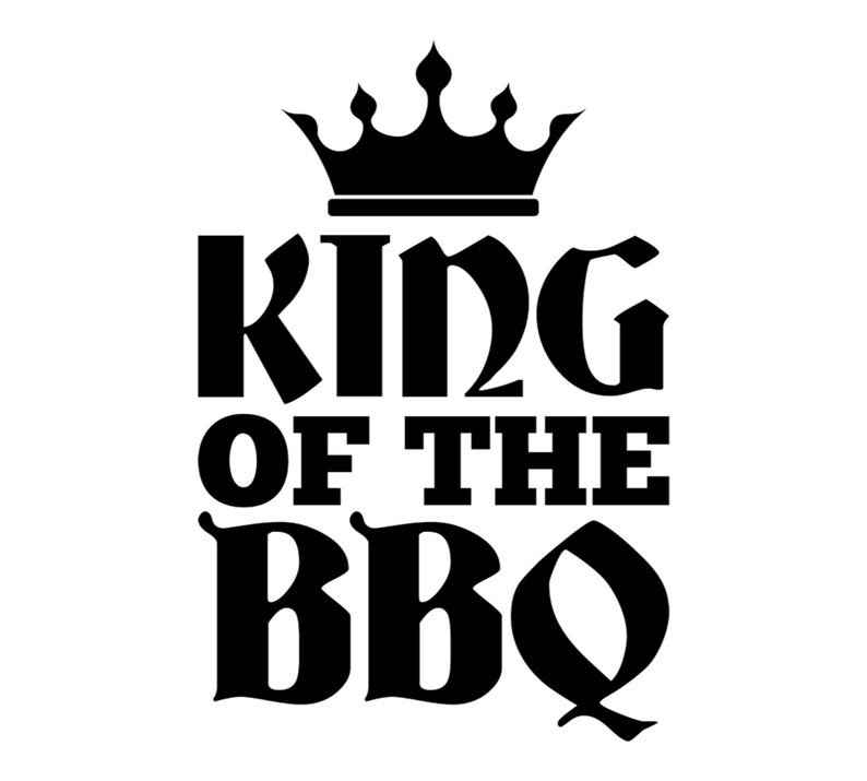 Download Can Cooler Graphics King Of The BBQ SVG PNG Files for | Etsy