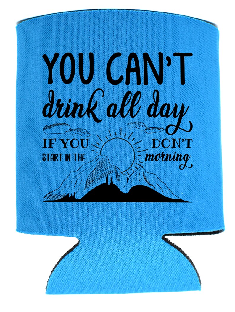 Can Cooler Graphics Drink All Day SVG PNG Files for | Etsy