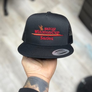 Winston Racing キャップ ブラック VINTAGE 企業 タバコ Winston Racing キャップ ブラック VINTAGE 企業 タバコ - 帽子