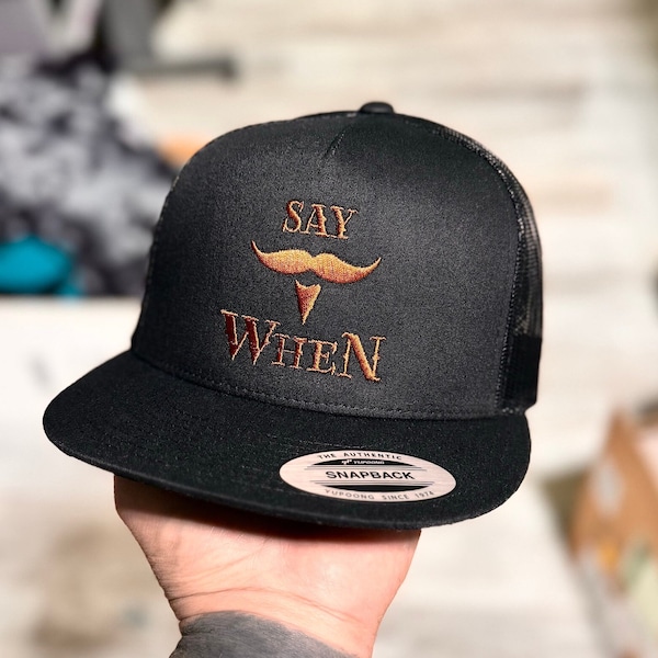 Doc Holliday  “Say when” SnapBack hat