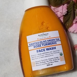 Turmeric Green Tea Face Wash | 8 oz