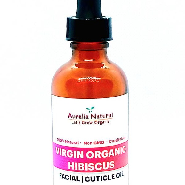 Virgin Organic Hibiscus Oil | Facial Oil | Hair Oil | Cuticle oil