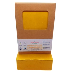 Turmeric Kojic Niacinamide Soap Inner thigh, Under arms, Face Body | 3.5 oz