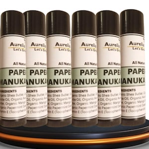 Peppermint Manuka Honey Lip Balm: Cooling Refreshing Effects